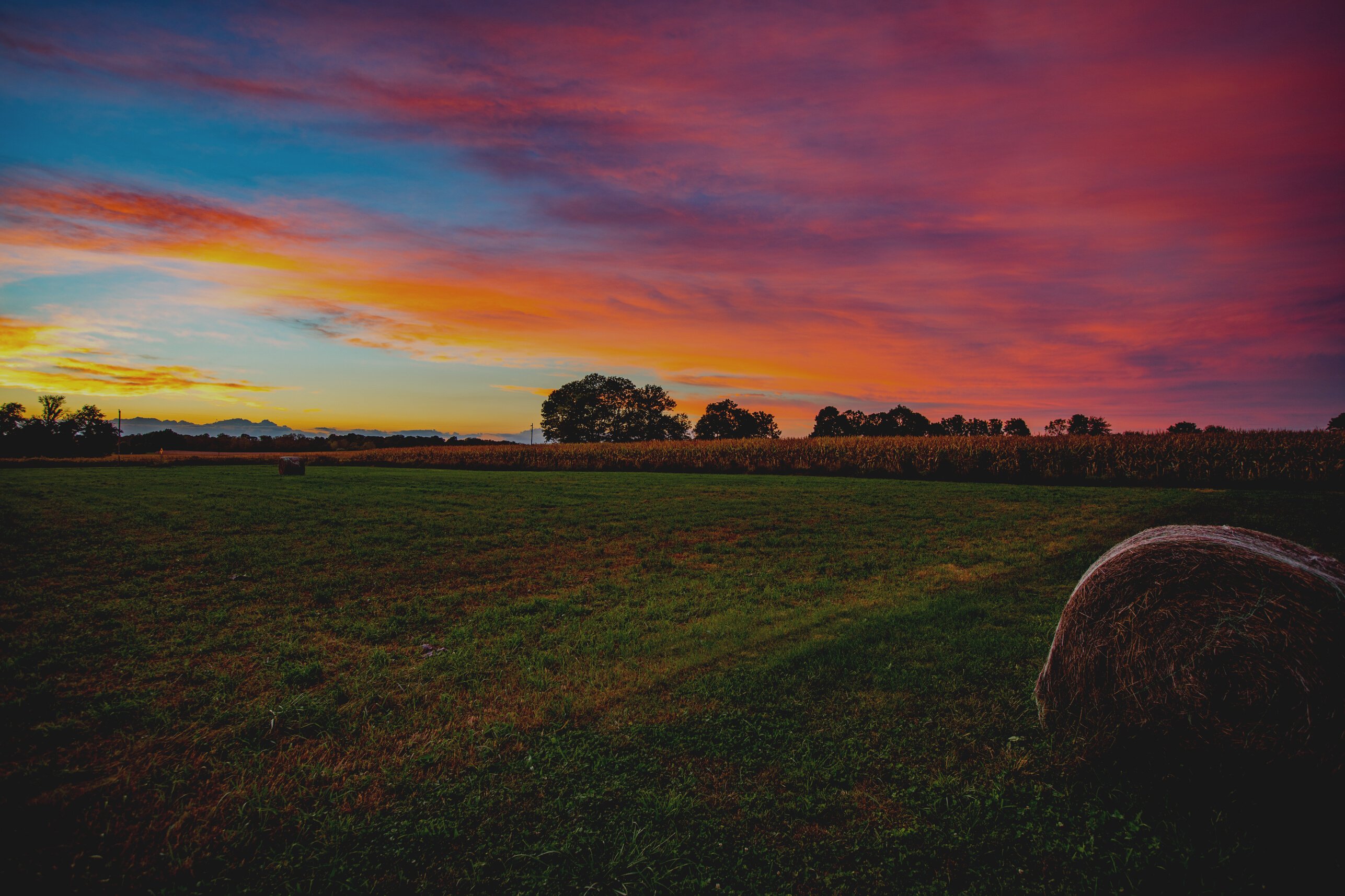 Farm Sunset